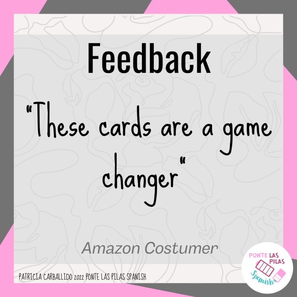 Feedback: These cards are a game changer