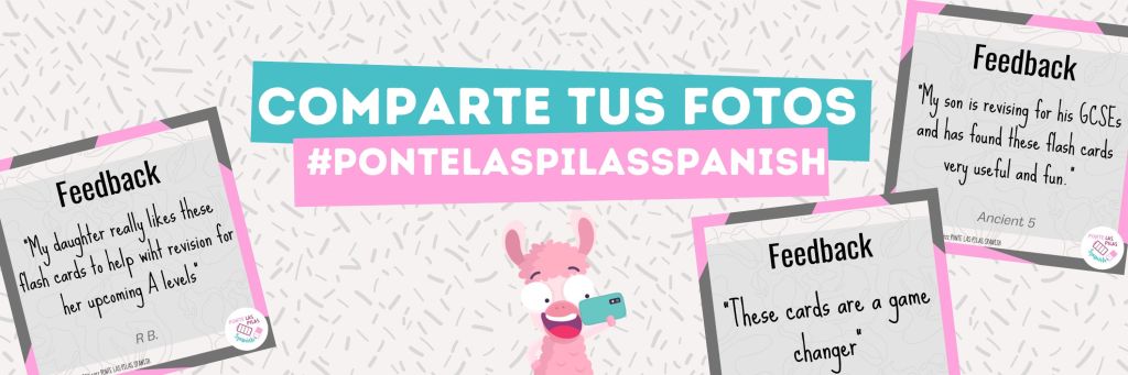Comparte tus fotos en la redes sociales con el hastag #pontelaspilasspanish