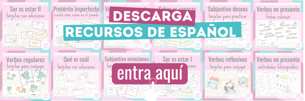 Recursos digitales de español para profesores. 