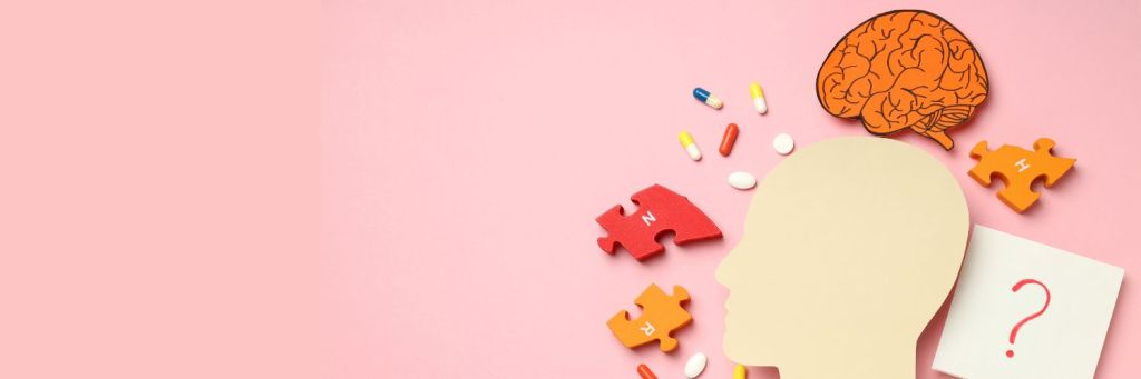 Gráfico de una cabeza y cerebro